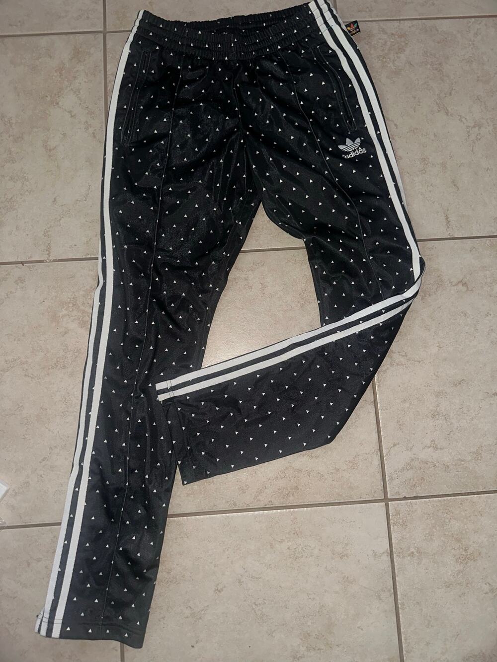Adidas Originals x Pharrell Williams Hu Triangle Dot Track Pants Small Black